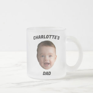 Mug de visage de bébé personnalisé, Mug de nouveau