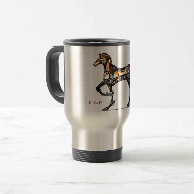 MUG DE VOYAGE 作品番号00000 「機械の馬」 (Devant gauche)