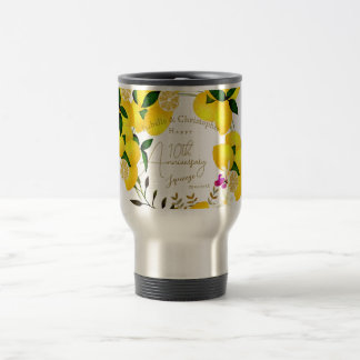 Mug De Voyage 10th Wedding Anniversary Summer Lemon Squeeze 