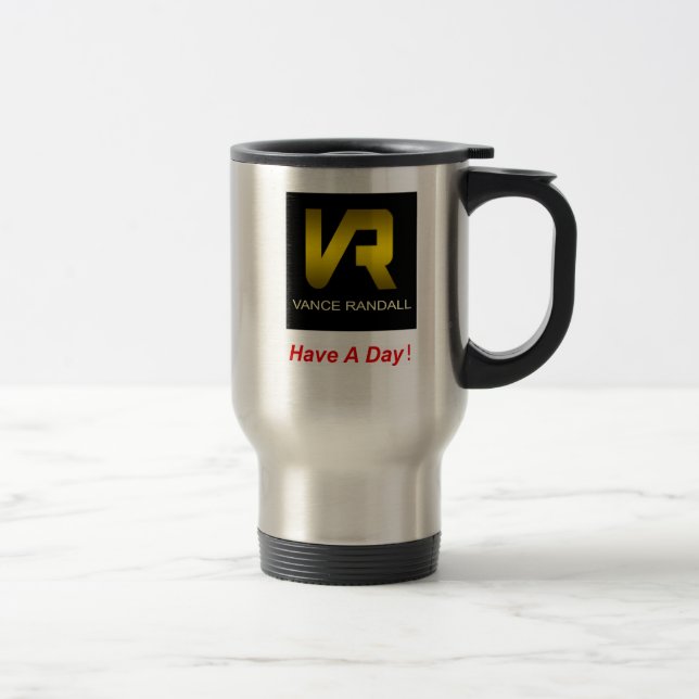 Mug De Voyage  15 oz. Musique de voyage en acier inoxydable (Droit)