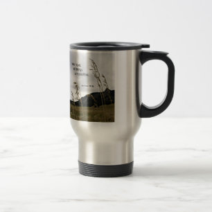 Mug De Voyage 19h26 de Matthew avec Dieu, toutes les choses sont