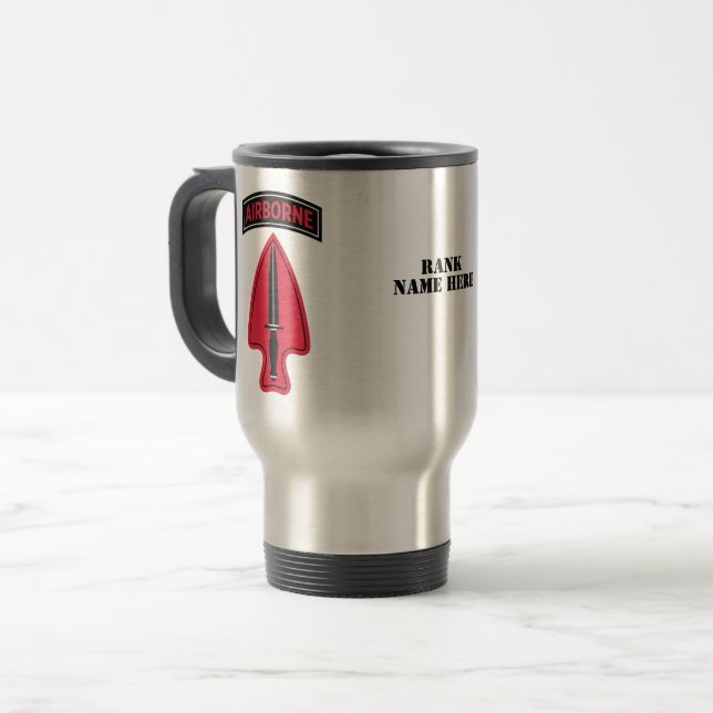 Mug De Voyage 1er détachement opérationnel des forces spéciales  (Devant gauche)
