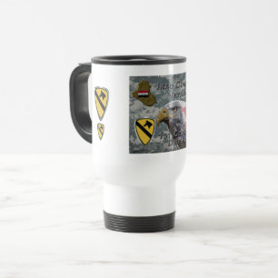 Mug De Voyage 1re division de cavalerie - Iraq Veteran