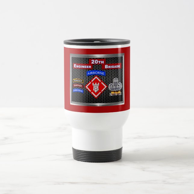 Mug De Voyage 20e brigade du génie aéroportée (Centre)