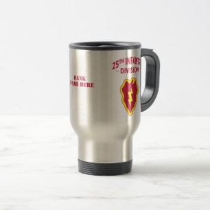 Mug De Voyage 25e division d'infanterie Insigne personnalisable