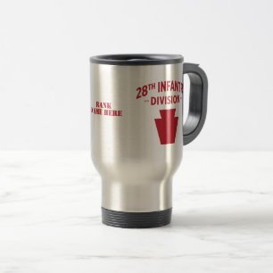Mug De Voyage 28e insigne de la division d'infanterie