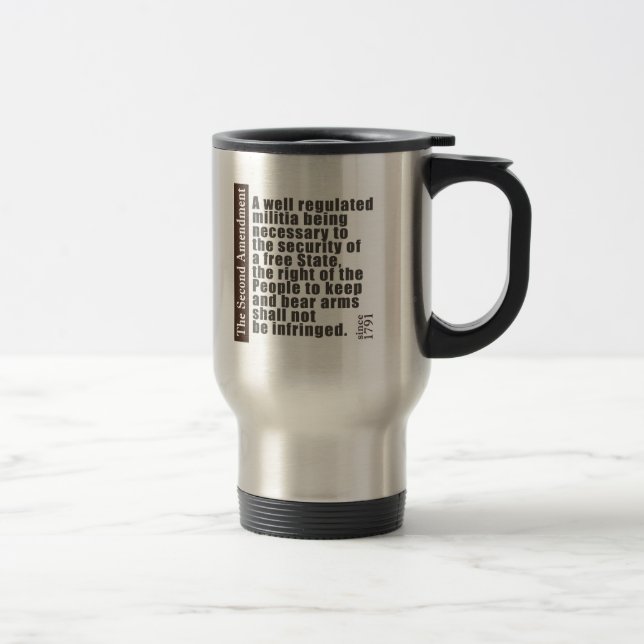 Mug De Voyage 2ème Amendement (Droit)