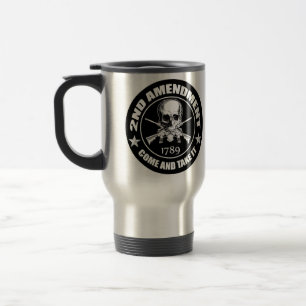 Mug De Voyage 2ème L'amendement viennent lui prendre le crâne 