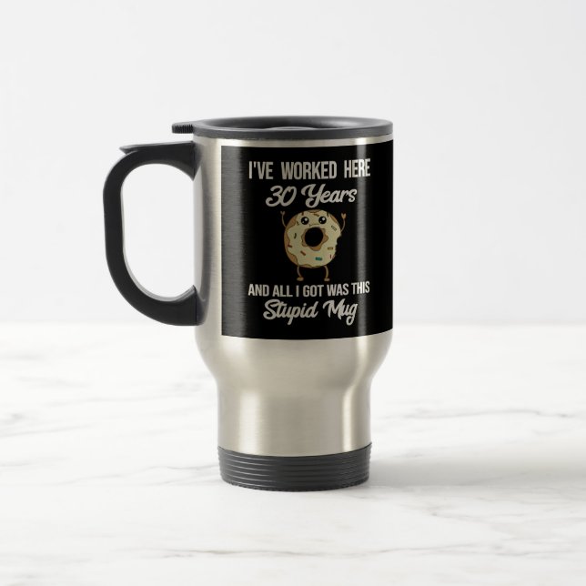 Mug De Voyage 30 Anniversaire de travail Appréciation Cadeau de  (Gauche)