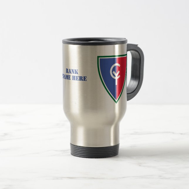 Mug De Voyage 38e division d'infanterie Militaire américain (Devant droit)