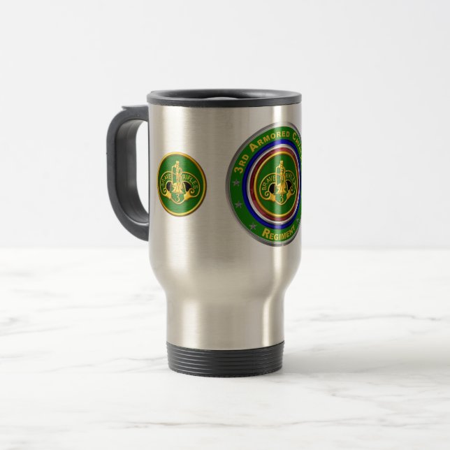 Mug De Voyage 3e régiment de cavalerie blindée   (Devant gauche)