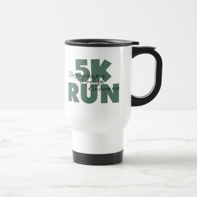Mug De Voyage 5 000 Coups de sport vert (Droite)
