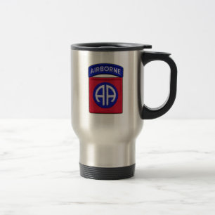 Mug De Voyage 82e ABN DIV, Division aéroportée Vis aux anciens c