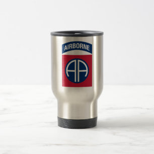 Mug De Voyage 82e division aéroportée Insigne un vétéran militai