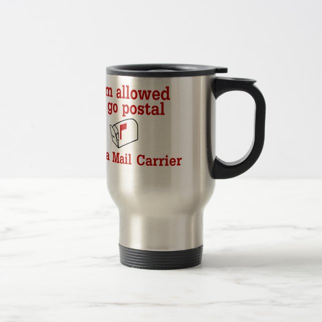 Mug De Voyage A laissé aller postal (Droit)