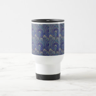 Mug de voyage à plume de paon