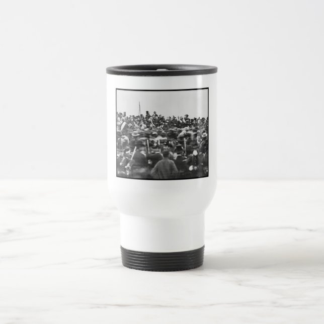 Mug De Voyage Abe Lincoln Gettysburg Adresse : Fin de la guerre  (Centre)