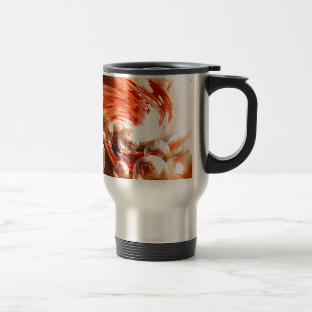 Mug De Voyage Abstrait contemporain (Droit)