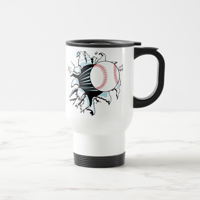 Mug De Voyage Accident de base-ball (Droite)