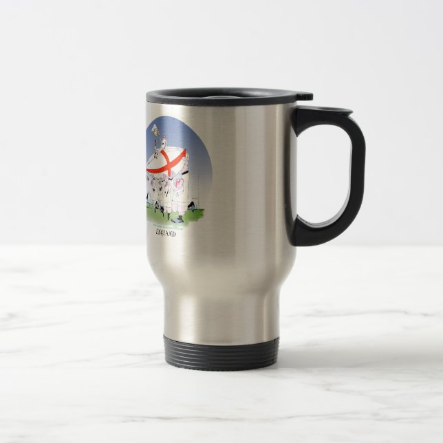 Mug De Voyage acclamations anglaises de rugby, fernandes (Droit)