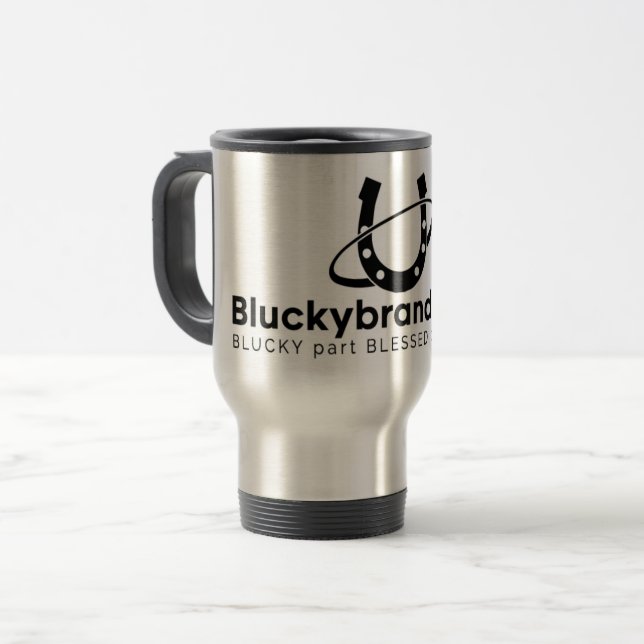 Mug De Voyage Acier inoxydable 15 onces. Voyage/tasse de (Devant gauche)