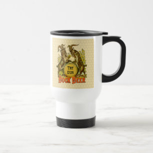 Mug De Voyage Affiche de bière Bock vintage : Antique Goat Saloo