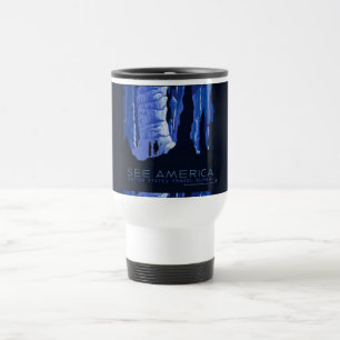 Mug De Voyage Affiche de voyage de spéléologie Cavernes Voyage V
