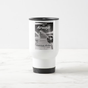 Mug De Voyage Affiche de voyage vintage de Fly Airways