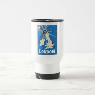 Mug De Voyage Affiche de voyage vintage Londres, Angleterre
