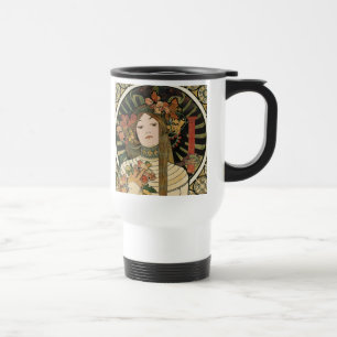 Mug De Voyage Affiche vintage Alfonse Mucha Trappistine Nouveau