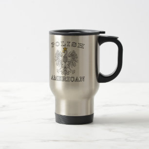 Mug De Voyage Aigle blanc américain polonais