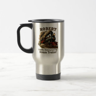 Mug De Voyage Ajouter un nom facilement distrait par les trains