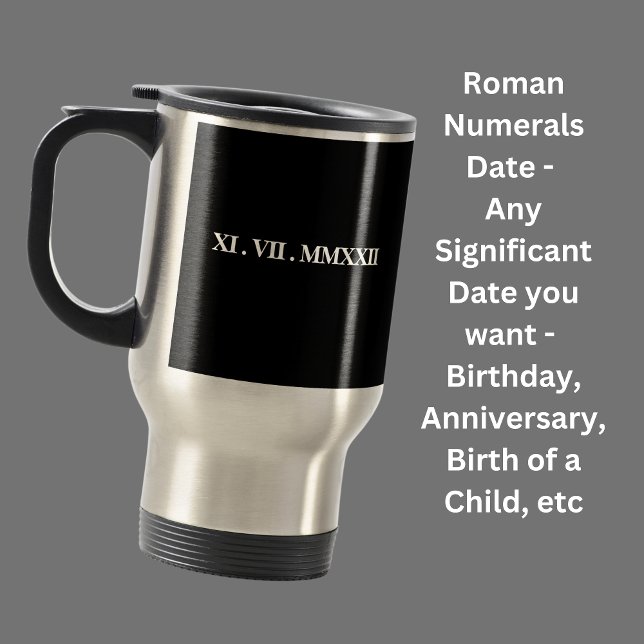Mug De Voyage Ajouter Une Date De Naissance, Un Anniversaire, Un (Créateur téléchargé)