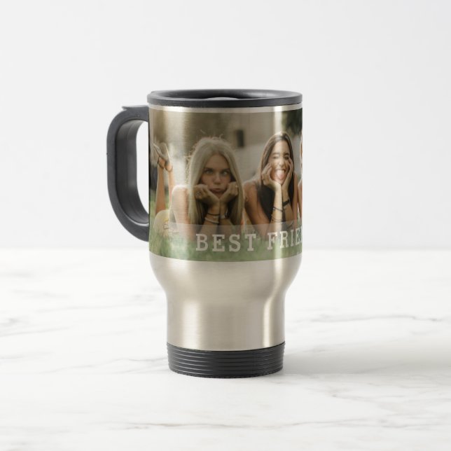 Mug De Voyage Ajouter votre propre photo personnalisée (Devant gauche)