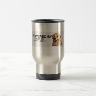 Mug De Voyage Alimenté par le café et un Golden - Inox