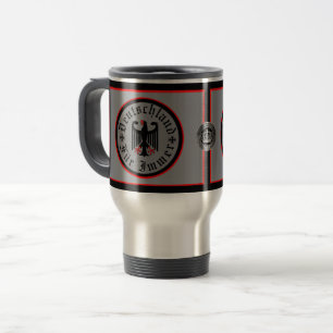 Mug De Voyage Allemagne/Deutschland Pour toujours/aigle noir/cro