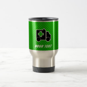 Mug De Voyage Ambulance; Vert