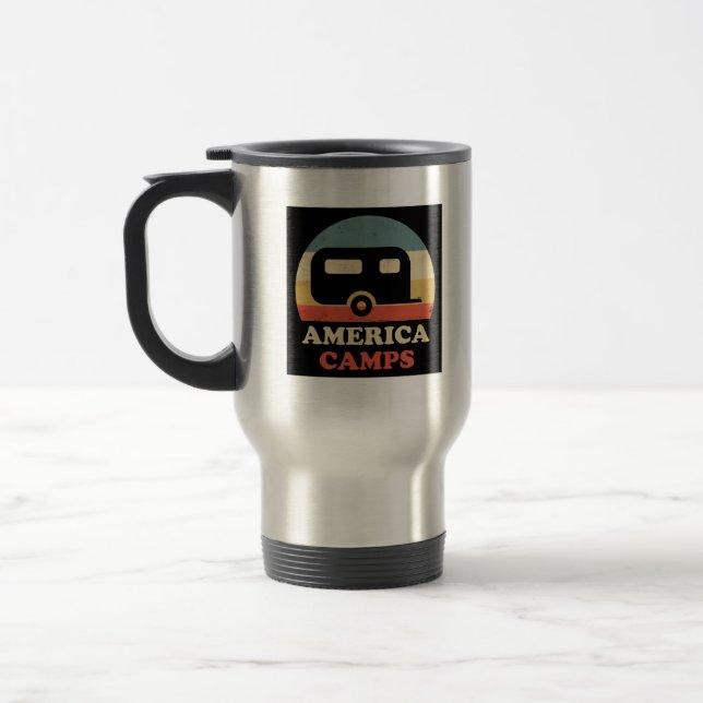 Mug De Voyage America Camps Classic Camping (Gauche)