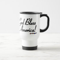 American Flag - Dieu bénisse l'Amérique! -usagé
