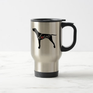 Mug De Voyage Amour allemand d'indicateur aux cheveux courts