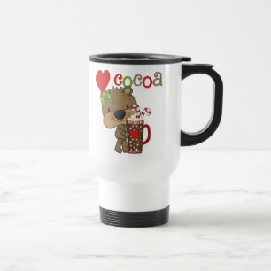 Mug De Voyage Amour de cacao d'ours de fille