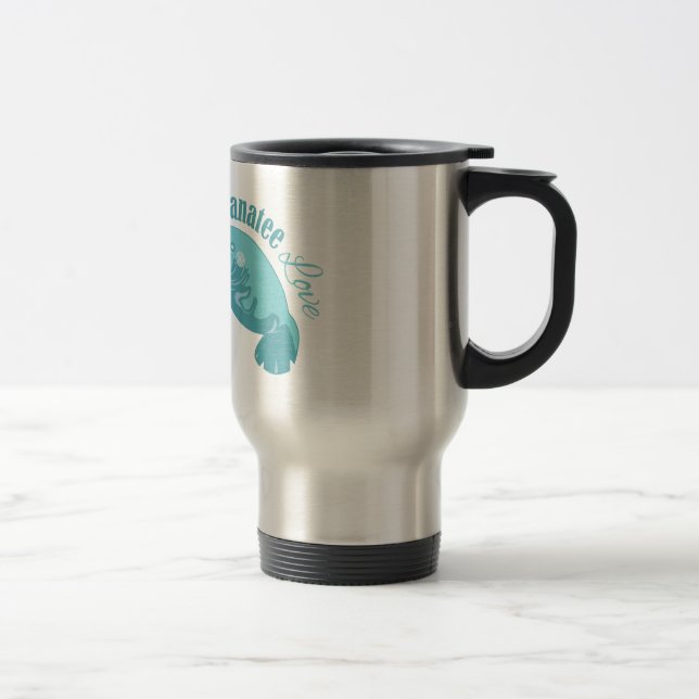 Mug De Voyage Amour de lamantin (Droit)