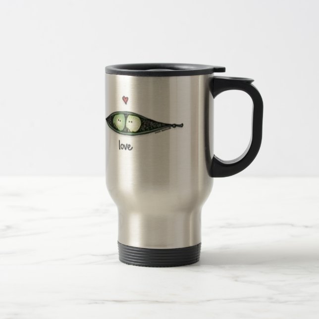 Mug De Voyage Amour de Peapod (Droit)