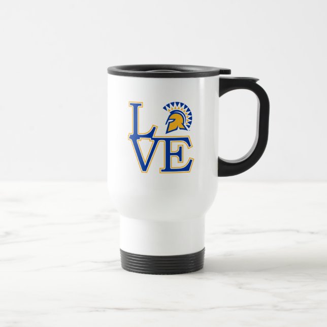 Mug De Voyage Amour d'état de San Jose (Droite)