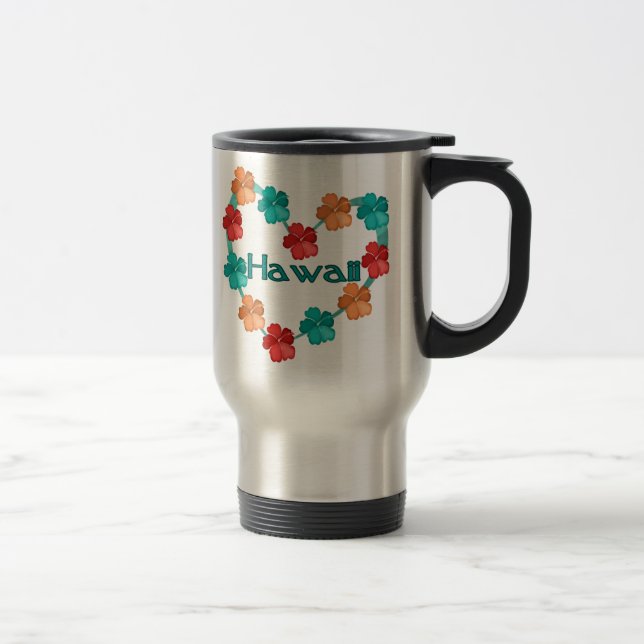 Mug De Voyage Amour Hawaï (Droit)
