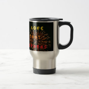 Mug De Voyage Amour qui éveille le design artistique Abstrait Im