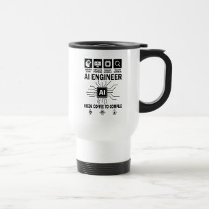 Mug De Voyage Amusant ingénieur en intelligence artificielle a b
