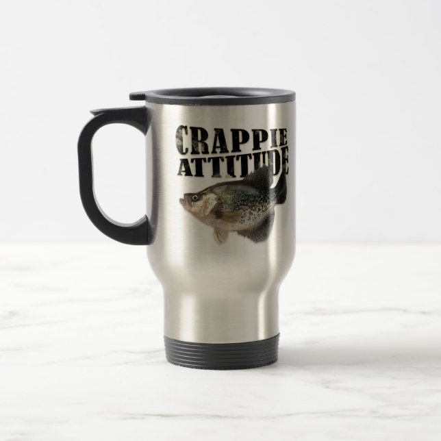 Mug De Voyage Amusante attitude de merle de pêche (Gauche)