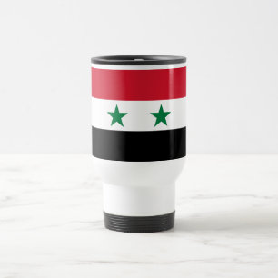 Mug De Voyage Ancien drapeau de Syrie