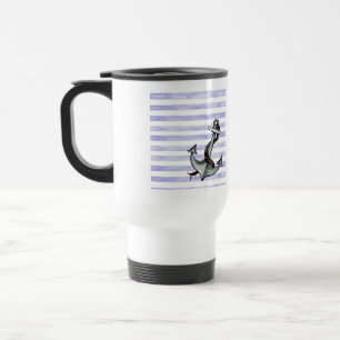 Mug De Voyage Ancre du navire nautique